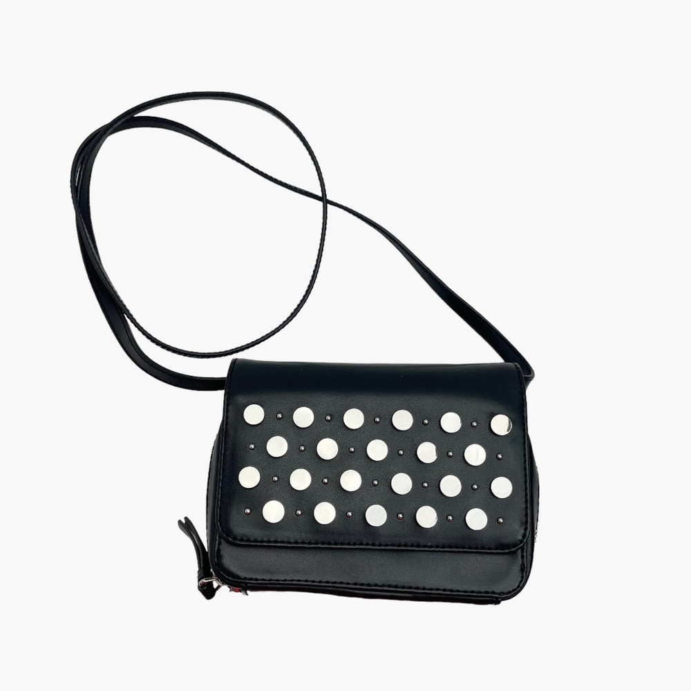 & Other Stories Black Studded Mini Crossbody - Picture 3 of 14
